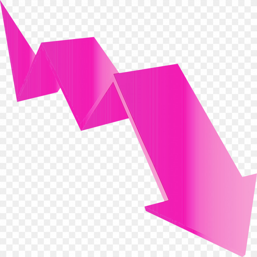Origami, PNG, 2999x3000px, Jaggy Arrow, Construction Paper, Line, Logo, Magenta Download Free