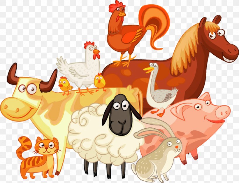 Cattle Royalty-free Domestication Of Animals, PNG, 832x636px, Cattle, Art, Carnivoran, Cartoon, Domestic Animal Download Free