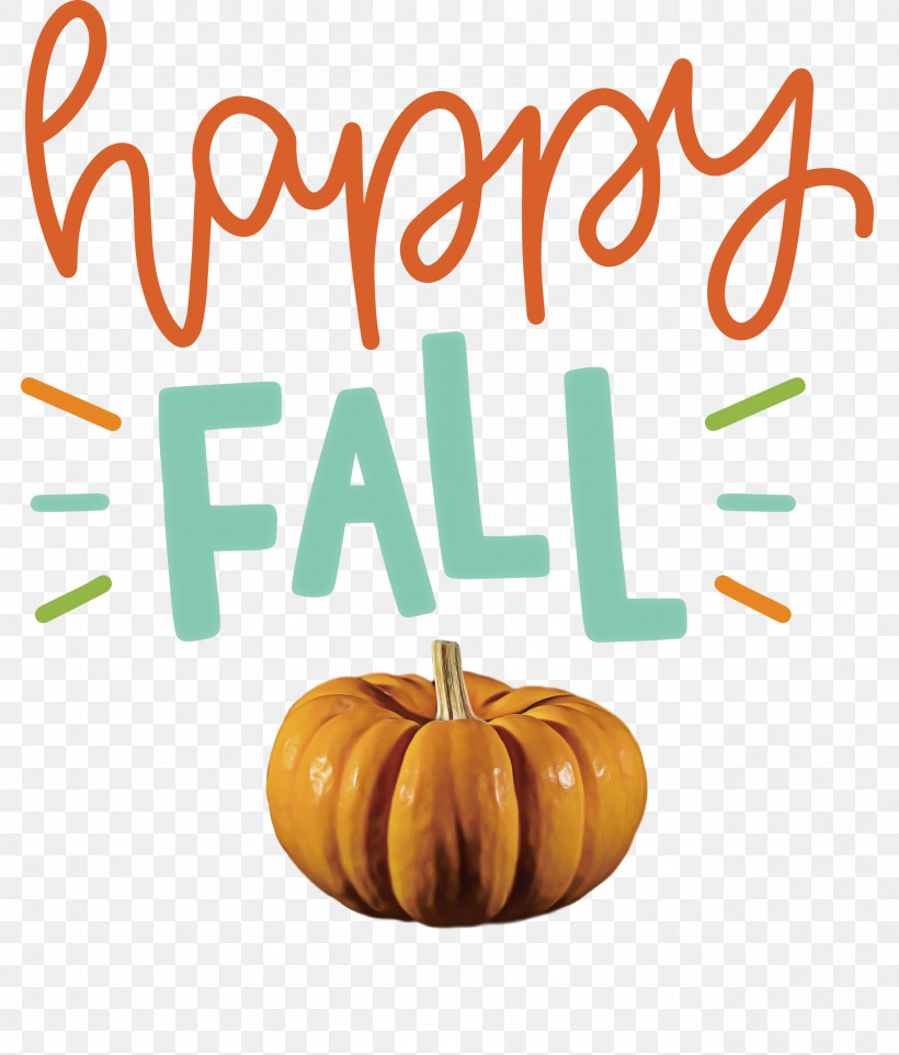 Happy Fall, PNG, 2557x3000px, Happy Fall, Calabaza, Fruit, Jackolantern, Lantern Download Free