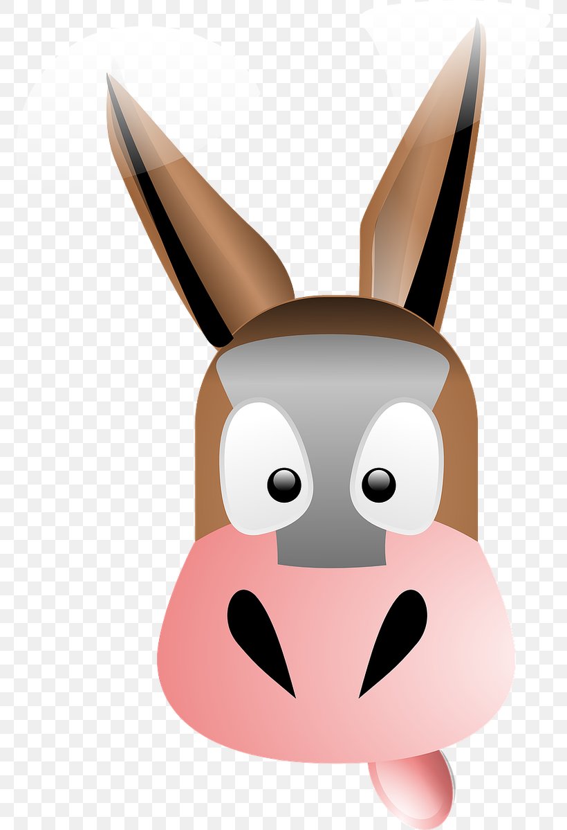 Mule Donkey Clip Art Vector Graphics, PNG, 773x1199px, Mule, Animation, Cartoon, Domestic Rabbit, Donkey Download Free