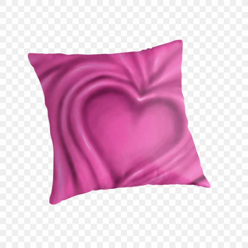 Cushion Throw Pillows Heart Pink M, PNG, 875x875px, Cushion, Heart, Magenta, Petal, Pillow Download Free
