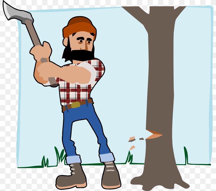 Lumberjack Forestry Continual Improvement Process Man, PNG, 800x727px, Lumberjack, Arborist, Art, Cartoon, Child Download Free