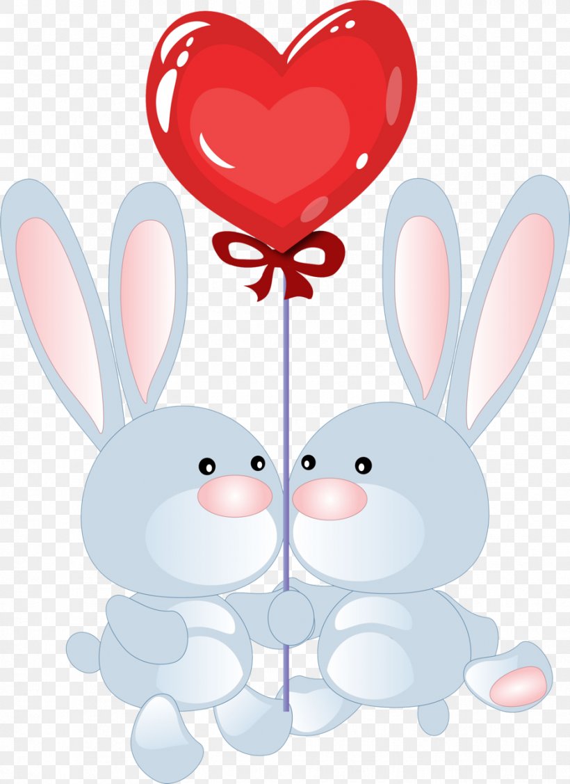 Rabbit Valentine's Day Clip Art Illustration Drawing, PNG, 931x1280px, Rabbit, Art, Cartoon, Drawing, Easter Bunny Download Free