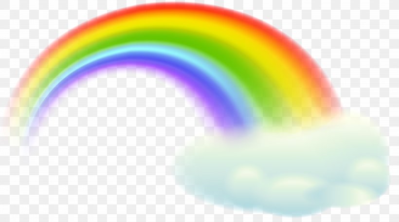 Rainbow Cloud Desktop Wallpaper Clip Art, PNG, 8000x4449px, Rainbow, Cloud, Color, Drawing, Information Download Free