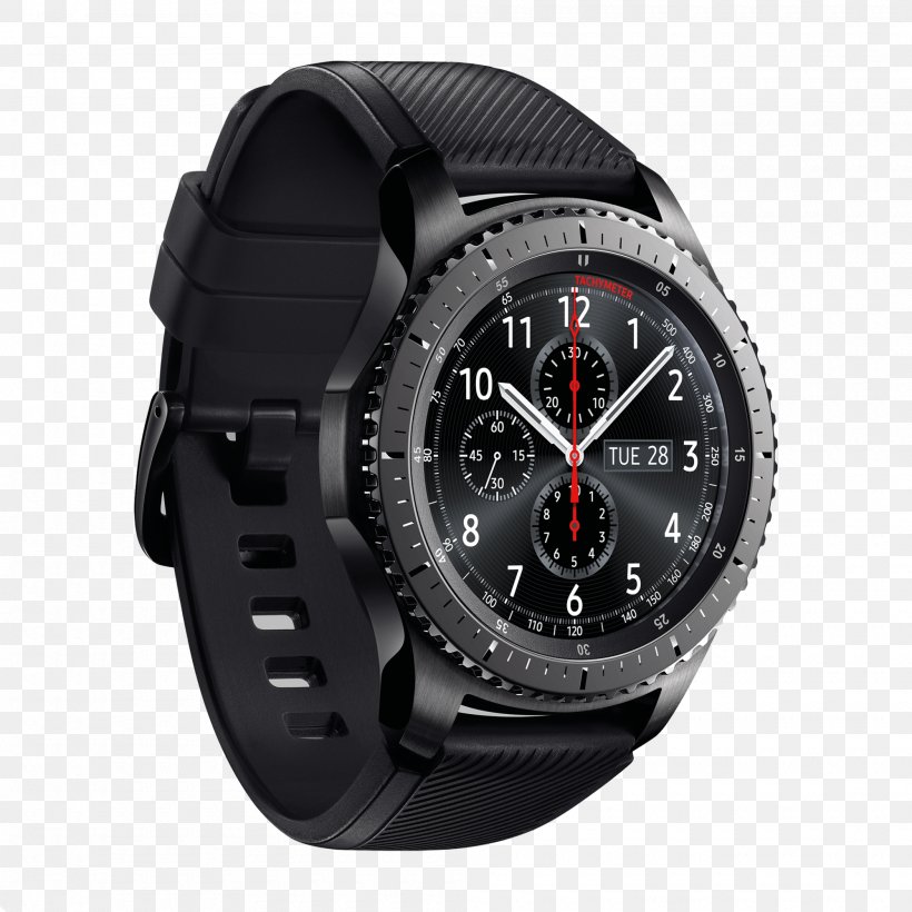 Samsung Gear S3 Frontier Samsung Galaxy Gear Smartwatch, PNG, 2000x2000px, Samsung Gear S3, Bluetooth, Brand, Hardware, Metal Download Free