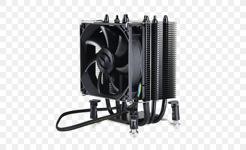 Computer System Cooling Parts Power Supply Unit Intel EVGA Corporation Gaming Computer, PNG, 500x500px, Computer System Cooling Parts, Air Cooling, Central Processing Unit, Computer, Computer Component Download Free