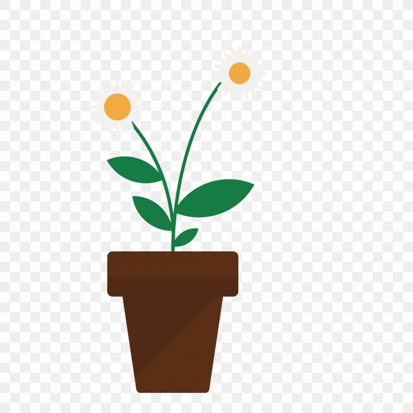 Flowerpot Drawing Cartoon, PNG, 2107x2107px, Flowerpot, Animaatio, Cartoon, Crock, Drawing Download Free