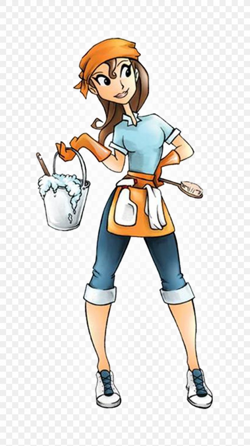 Cleaner Maid Service Housekeeping Domestic Worker Cleaning, PNG, 1487x2655px, Watercolor, Cartoon, Flower, Frame, Heart Download Free