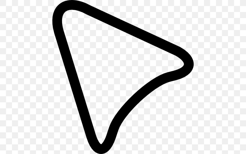 Computer Mouse Pointer Cursor Arrow, PNG, 512x512px, Computer Mouse, Area, Black, Black And White, Computer Software Download Free
