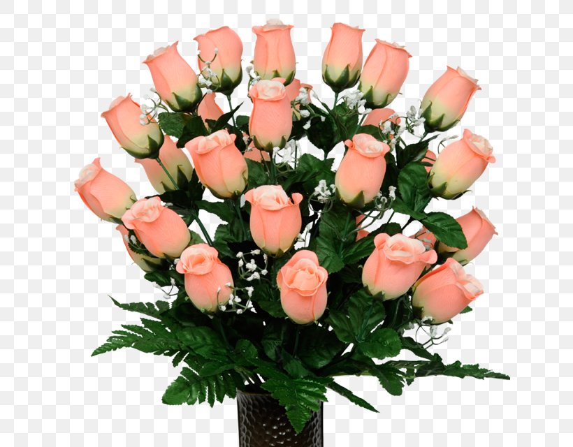 Garden Roses Flower Bouquet Cut Flowers, PNG, 640x640px, Rose, Artificial Flower, Cemetery, Cut Flowers, Floral Design Download Free