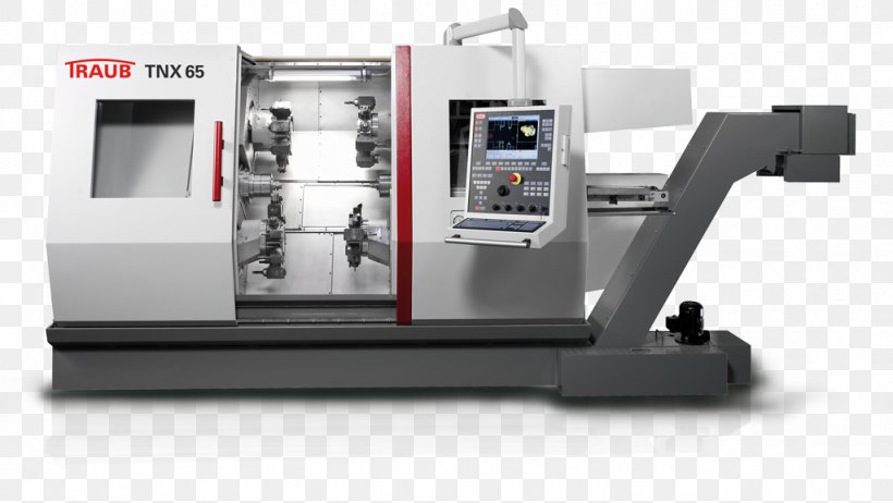 Machine Tool Lathe Traub Drehmaschinen Milling, PNG, 1024x577px, Machine Tool, Automatic Lathe, Chuck, Computer Numerical Control, Hardware Download Free
