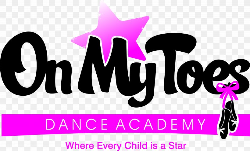 On My Toes Dance Academy Cortlandt Booked Parties Logo, PNG, 5076x3059px, Logo, Brand, Dance, Magenta, New York Download Free
