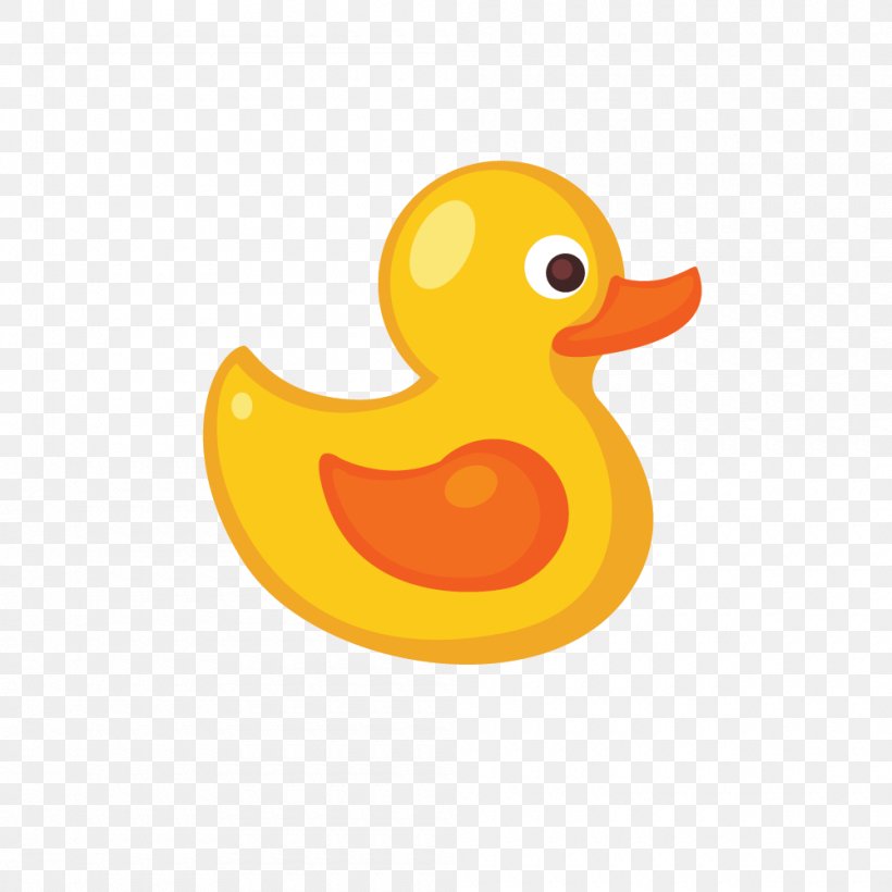 Little Yellow Duck Project, PNG, 1000x1000px, Duck, Beak, Bird, Cartoon, Ducks Geese And Swans Download Free