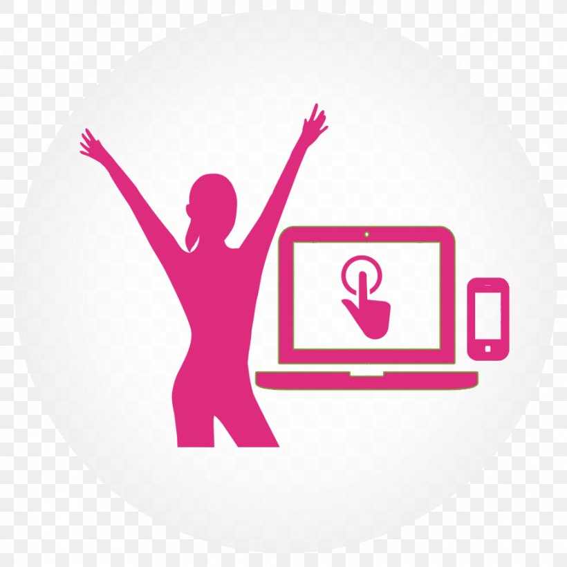 Logo Brand Technology Pink M, PNG, 919x919px, Logo, Area, Brand, Communication, Magenta Download Free