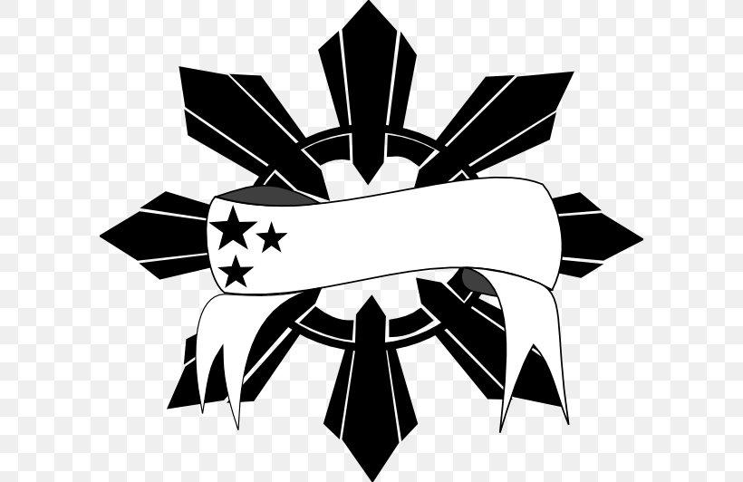 Philippines Clip Art, PNG, 600x532px, Philippines, Black, Black And White, Fictional Character, Flag Of The Philippines Download Free