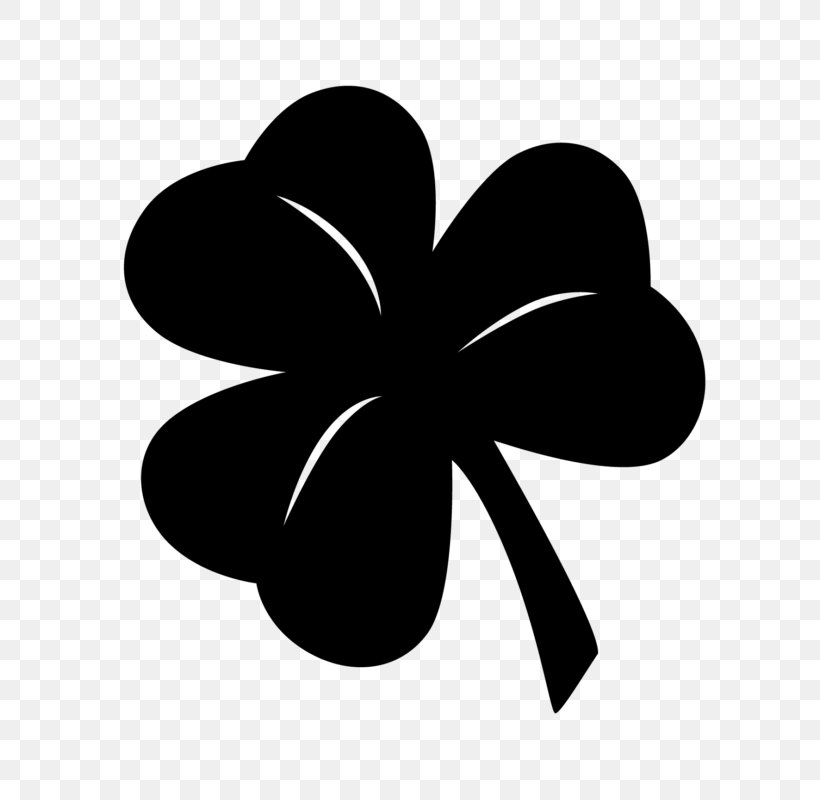 Shamrock Saint Patrick's Day Four-leaf Clover Clip Art, PNG, 800x800px, Shamrock, Black And White, Black Clover, Clover, Flower Download Free