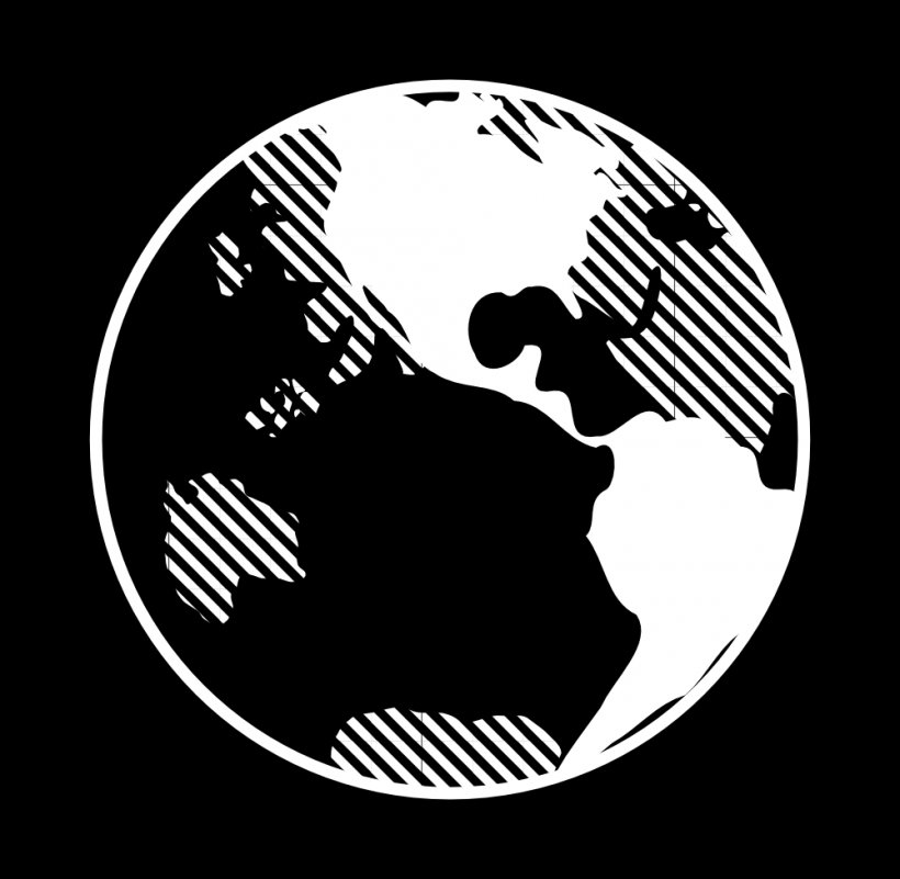 White Earth Globe Clip Art, PNG, 1000x978px, Earth, Black, Black And White, Brand, Drawing Download Free