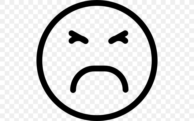 Smiley Sadness Emoticon, PNG, 512x512px, Smiley, Black And White, Crying, Emoticon, Face Download Free