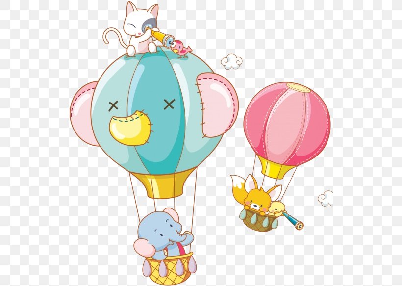 Dog Hot Air Balloon Cuteness Clip Art, PNG, 539x583px, Dog, Animal, Balloon, Cartoon, Cat Download Free