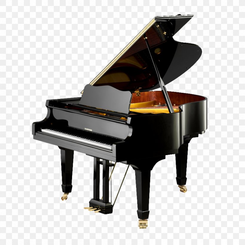 Upright Piano C. Bechstein Grand Piano Seiler Pianoforte GmbH, PNG, 850x850px, Watercolor, Cartoon, Flower, Frame, Heart Download Free