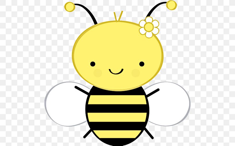 Yellow Honeybee Cartoon Clip Art Bee, PNG, 512x512px, Yellow, Bee, Cartoon, Honeybee, Insect Download Free