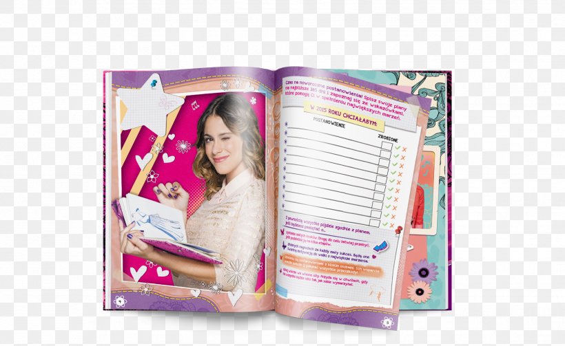 Agenda Scolaire 2014-2015 Diary Violetta, PNG, 1627x1000px, Diary, Pink, Text, Violetta Download Free