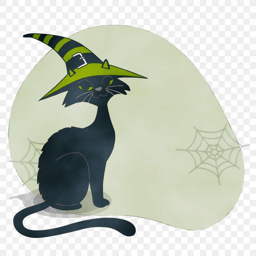 Cat Black Cat Character Cat-like Cats / M, PNG, 2000x2000px, Halloween, Biology, Black, Black Cat, Cat Download Free