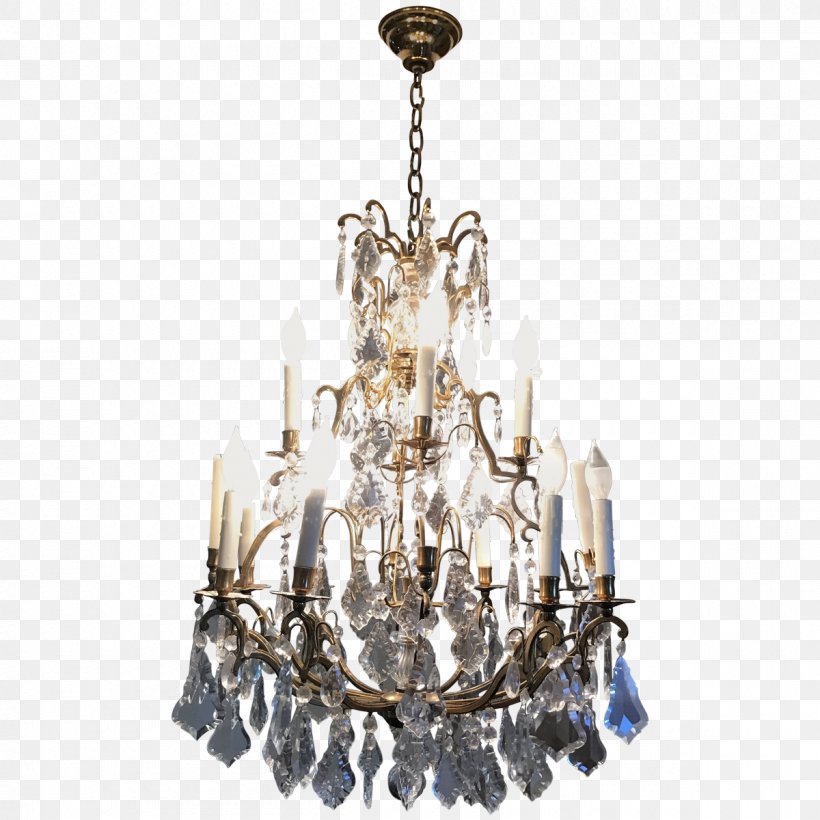 Chandelier Light Fixture Lighting House Crystal, PNG, 1200x1200px, Chandelier, Antique, Bathroom, Brass, Cabinetry Download Free