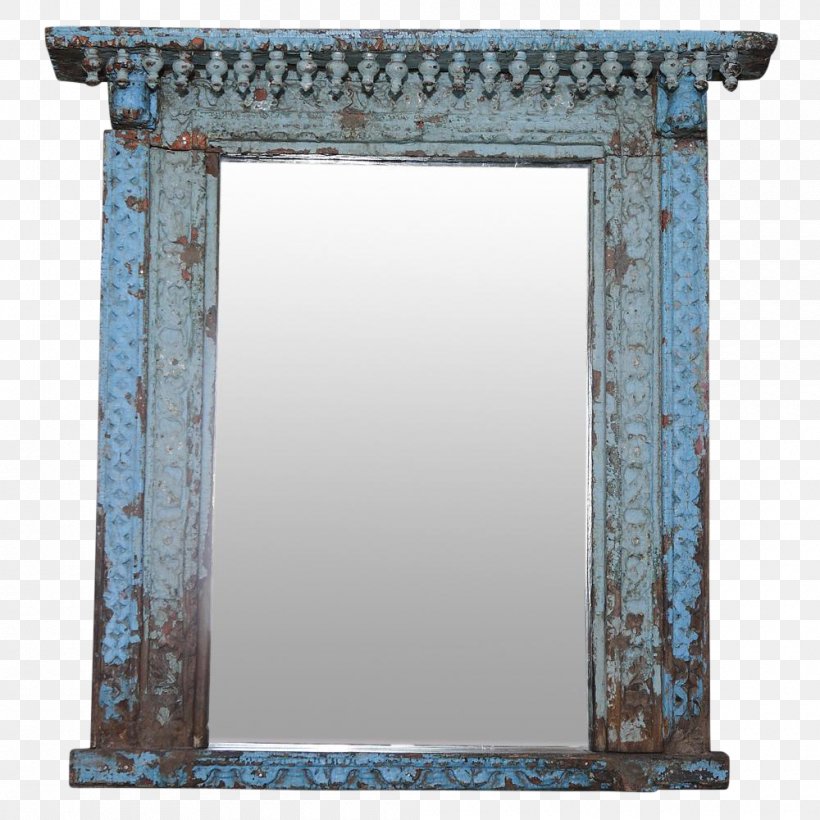 Mirror Picture Frames Glass Window Tile, PNG, 1000x1000px, Mirror, Antique, Blue, Color, Decorative Arts Download Free