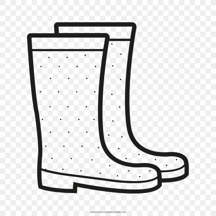 Shoe Wellington Boot Drawing Coloring Book, PNG, 1000x1000px, Shoe, Area, Black, Black And White, Boot Download Free