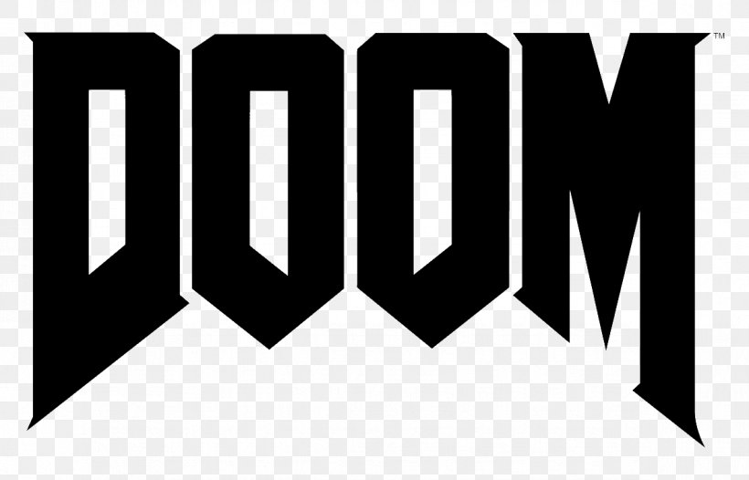 DOOM Video Game Id Software Union Aerospace Corporation, PNG, 1182x759px, Doom, Black, Black And White, Brand, Computer Software Download Free