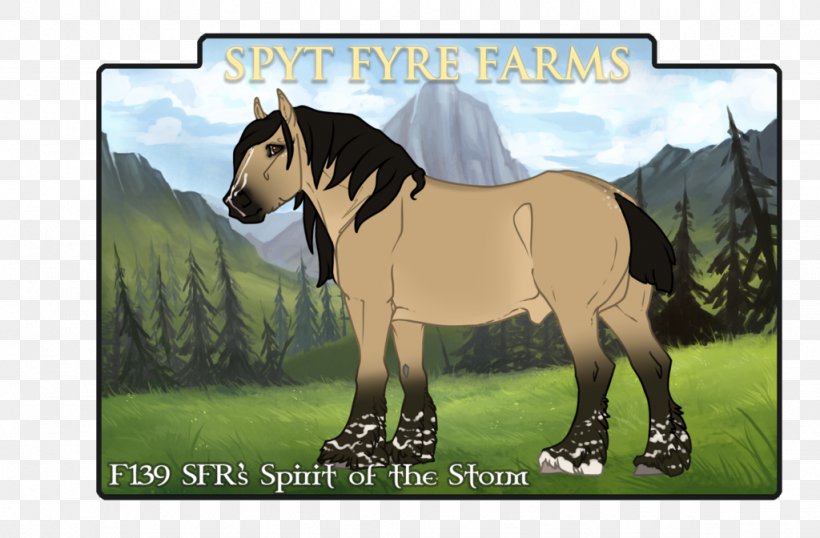 Mane Mustang Stallion Pony Mare, PNG, 1024x672px, Mane, Cartoon, Fauna, Grass, Horse Download Free