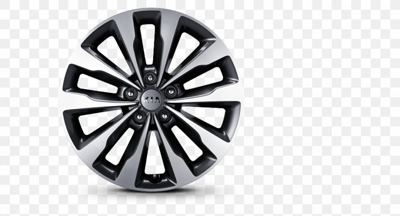 Alloy Wheel Kia Carnival Jaguar XK Kia Motors, PNG, 940x509px, Alloy Wheel, Auto Part, Automotive Tire, Automotive Wheel System, Black And White Download Free