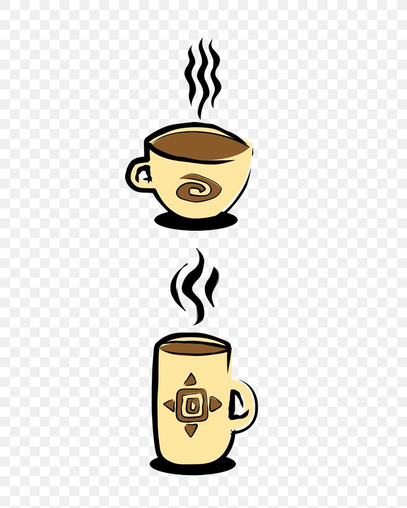 Coffee Cup Tea Cafe, PNG, 702x1024px, Coffee, Cafe, Cartoon, Coffee Bean, Coffee Cup Download Free