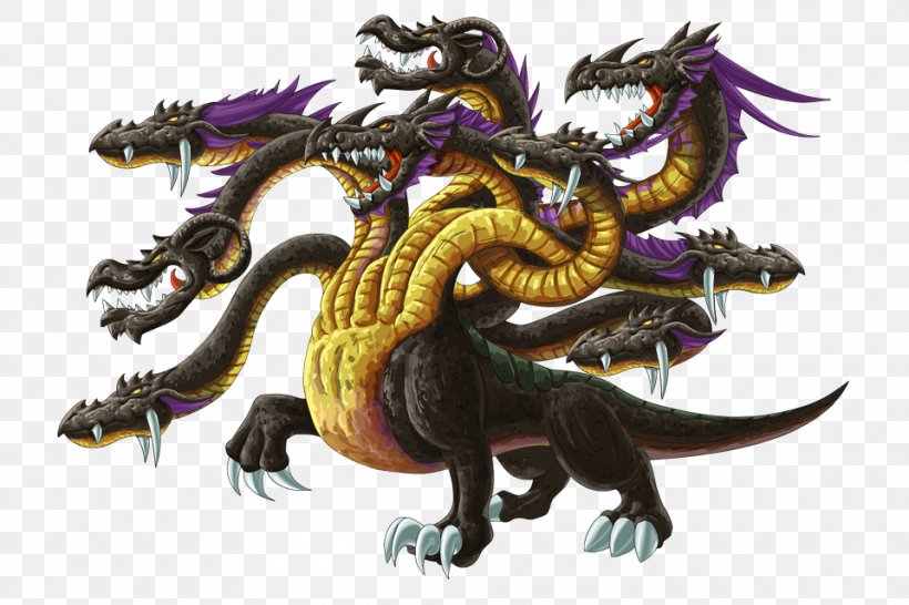 Nine Dragons Lernaean Hydra Drawing, PNG, 960x640px, Dragon, Dragons In