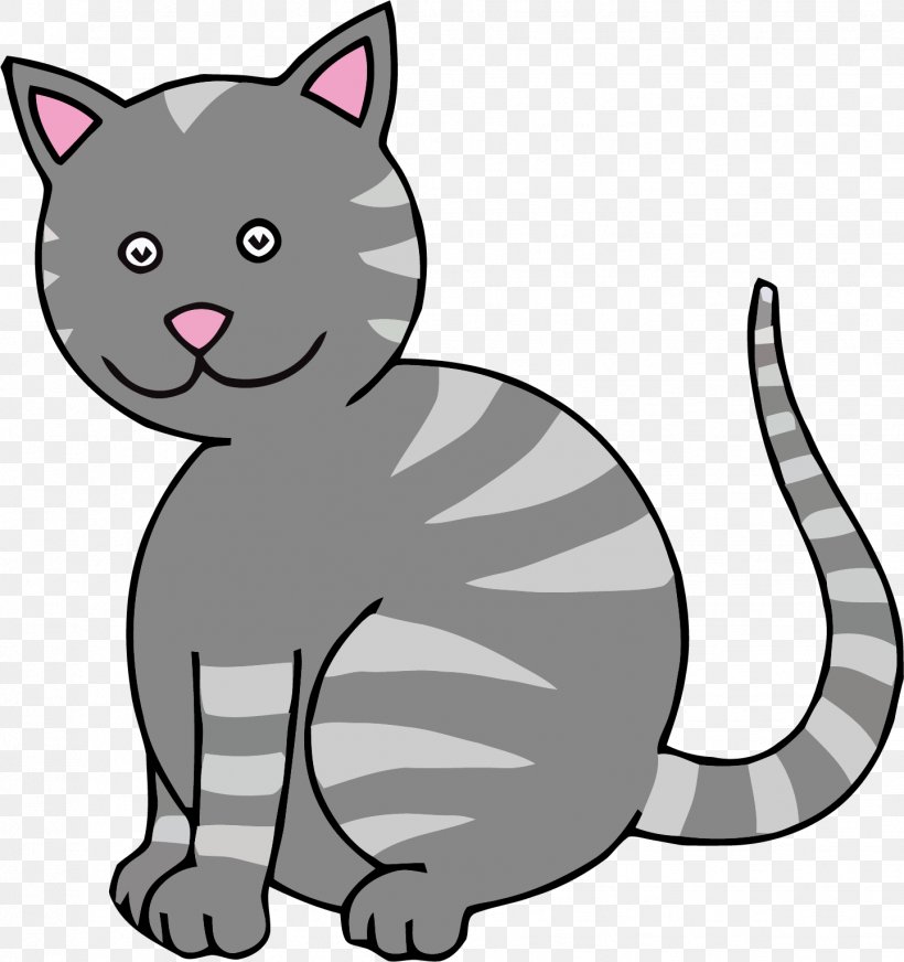 Kitten Thai Cat Siamese Cat Clip Art, PNG, 1441x1533px, Kitten, Artwork, Black, Black And White, Black Cat Download Free