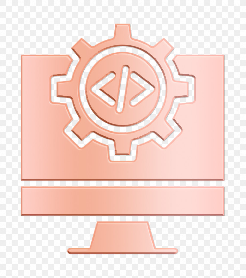 Coding Icon Code Icon, PNG, 1016x1148px, Coding Icon, Code Icon, Logo, Peach, Pink Download Free