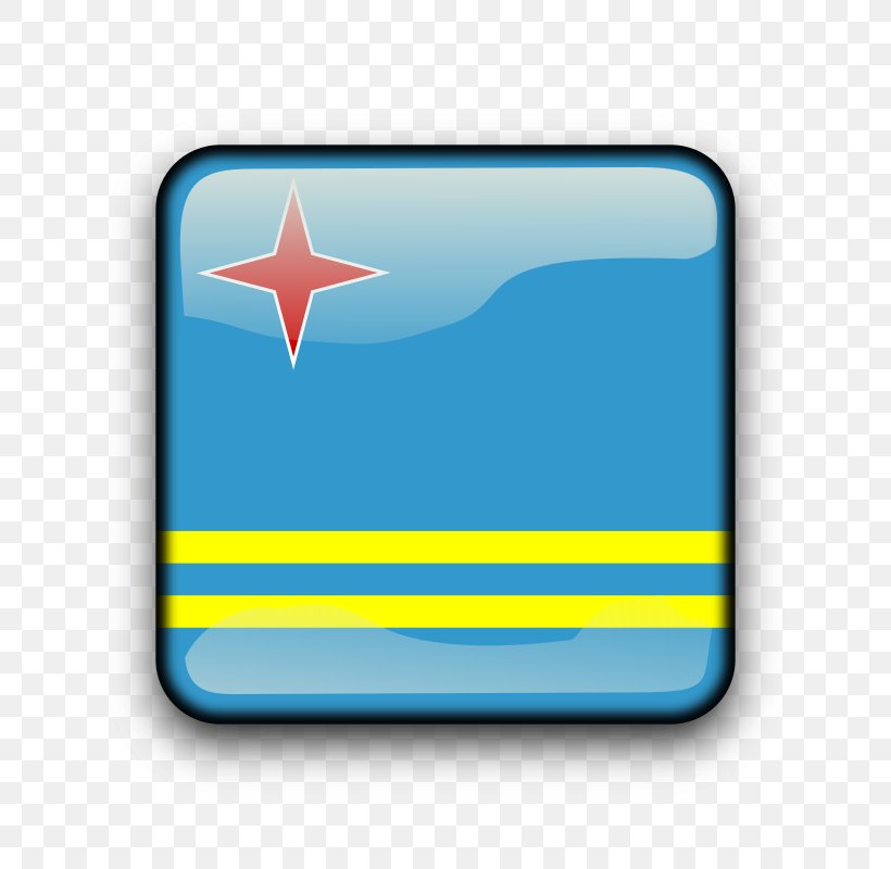 Flag Of Aruba Flag Of Aruba Clip Art, PNG, 800x800px, Flag, Aruba, Blue, Flag Of American Samoa, Flag Of Aruba Download Free