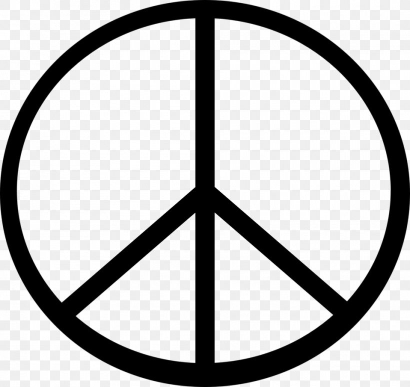 Peace Symbols Clip Art, PNG, 958x904px, Peace Symbols, Area, Black And White, Campaign For Nuclear Disarmament, Doves As Symbols Download Free