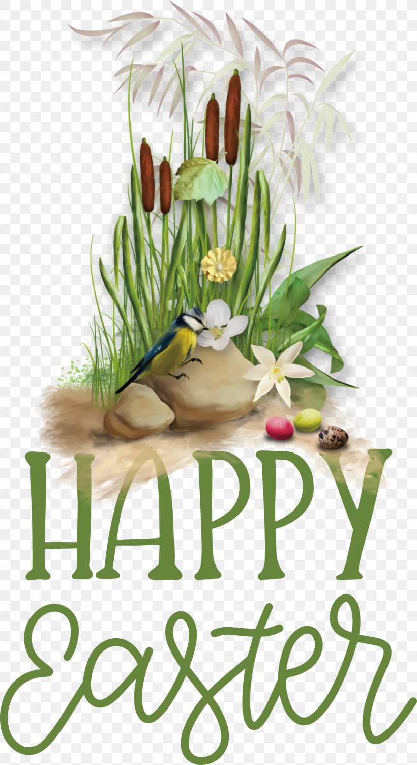 Happy Easter, PNG, 1636x3000px, Happy Easter, Biology, Flora, Floral Design, Flower Download Free