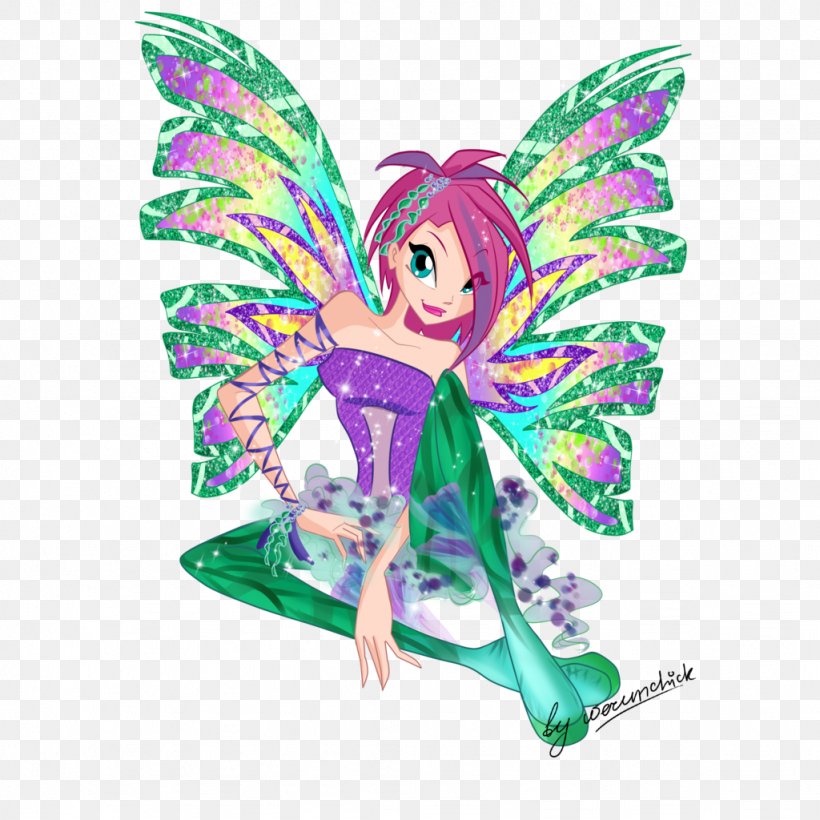 Tecna Bloom Sirenix YouTube Fairy, PNG, 1024x1024px, Tecna, Art, Bloom, Butterfly, Deviantart Download Free