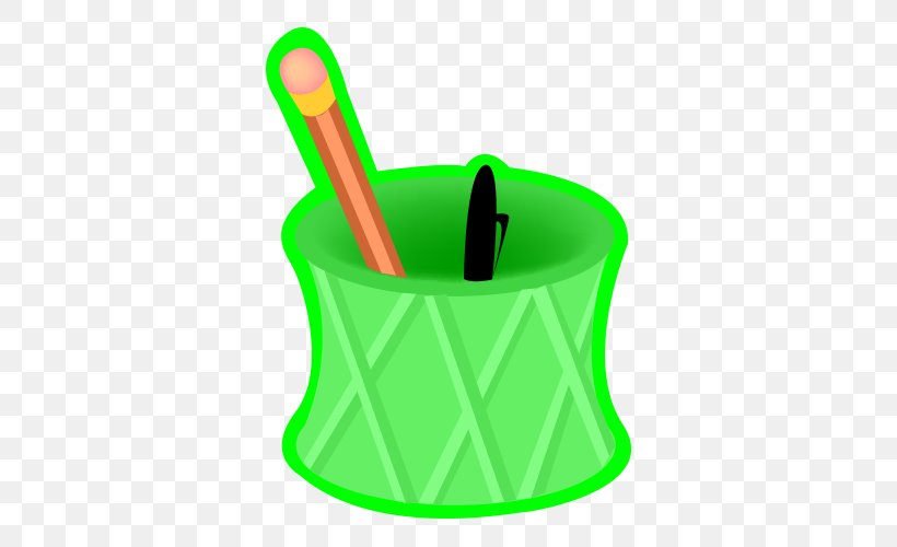 Brush Pot, PNG, 500x500px, Brush Pot, Green, Pen, Plastic Download Free