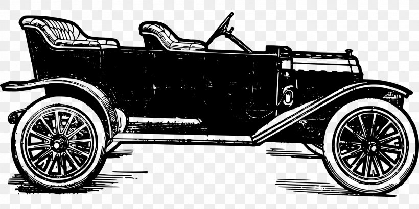 Sports Car Classic Car Clip Art, PNG, 1920x960px, Car, Antique Car, Automotive Design, Automotive Exterior, Black And White Download Free