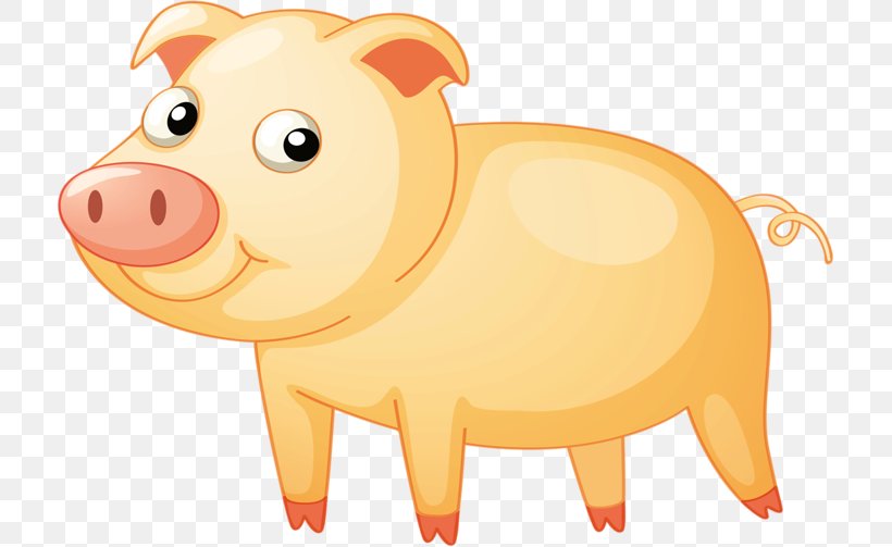 Domestic Pig Sticker Porky Pig Clip Art, PNG, 715x503px, Pig, Animation, Carnivoran, Cartoon, Domestic Pig Download Free