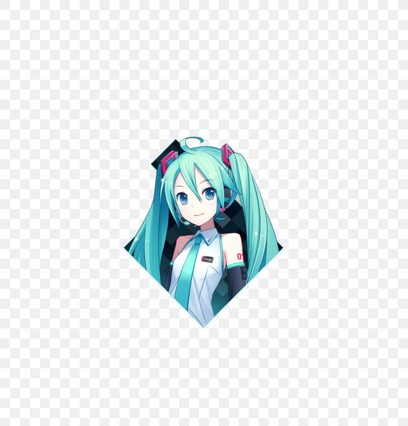 Hatsune Miku Image LINE Vocaloid Sticker, PNG, 500x856px, Watercolor, Cartoon, Flower, Frame, Heart Download Free