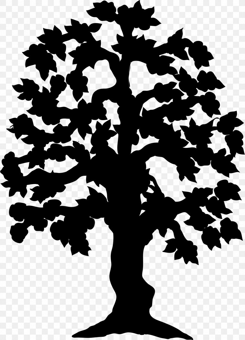 Pine Silhouette Font Leaf Pattern, PNG, 1728x2400px, Pine, Blackandwhite, Branch, Branching, Flowering Plant Download Free