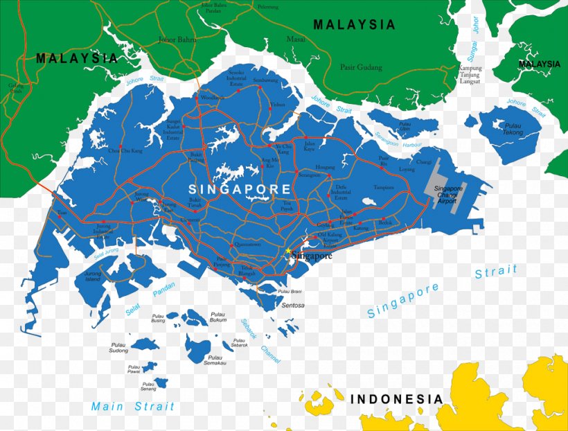 Singapore Vector Map Royalty-free, PNG, 1000x759px, Singapore, Area, Drawing, Line Art, Map Download Free