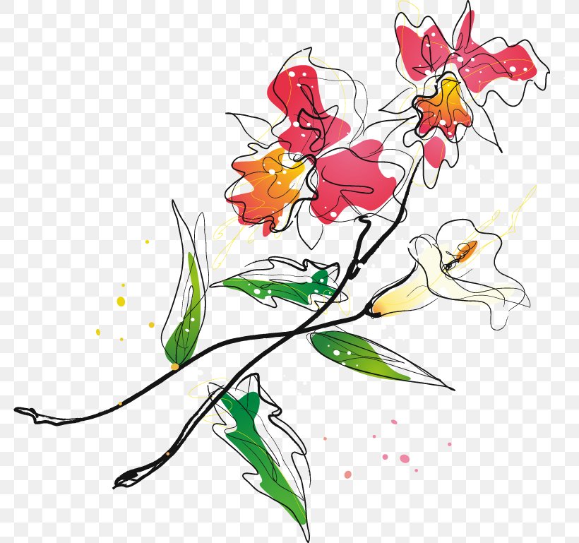 Floral Design White, PNG, 782x769px, Floral Design, Art, Artwork, Bird, Black And White Download Free