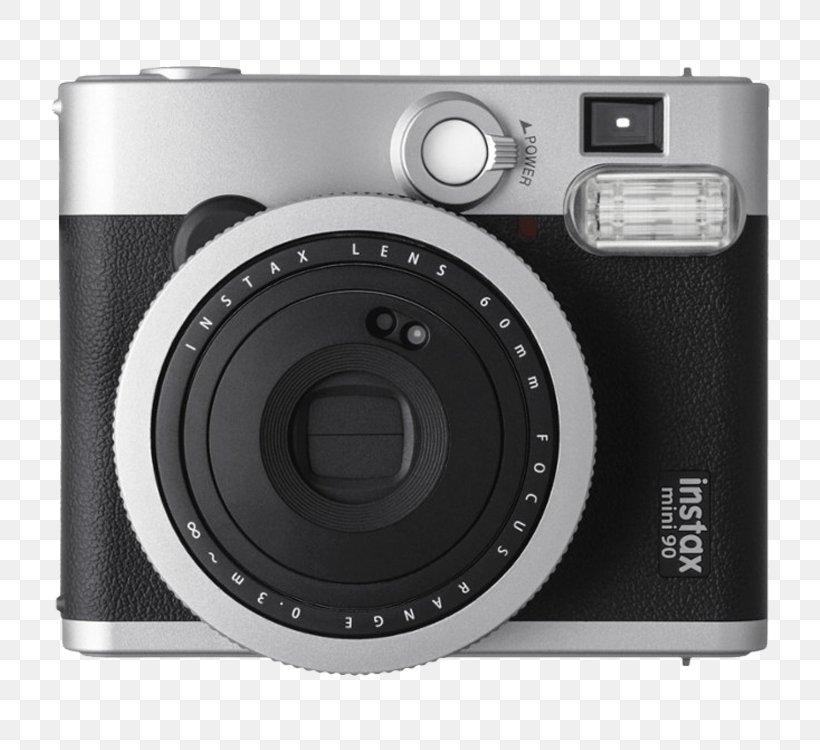 Photographic Film Fujifilm Instax Mini 90 NEO CLASSIC Instant Camera, PNG, 750x750px, Photographic Film, Camera, Camera Accessory, Camera Lens, Cameras Optics Download Free