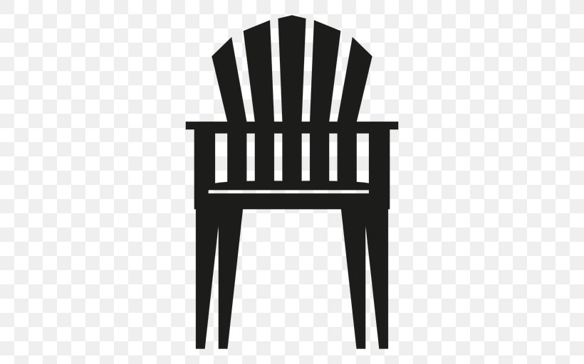 Adirondack Chair Table, PNG, 512x512px, Chair, Adirondack Chair, Armrest, Black And White, Furniture Download Free